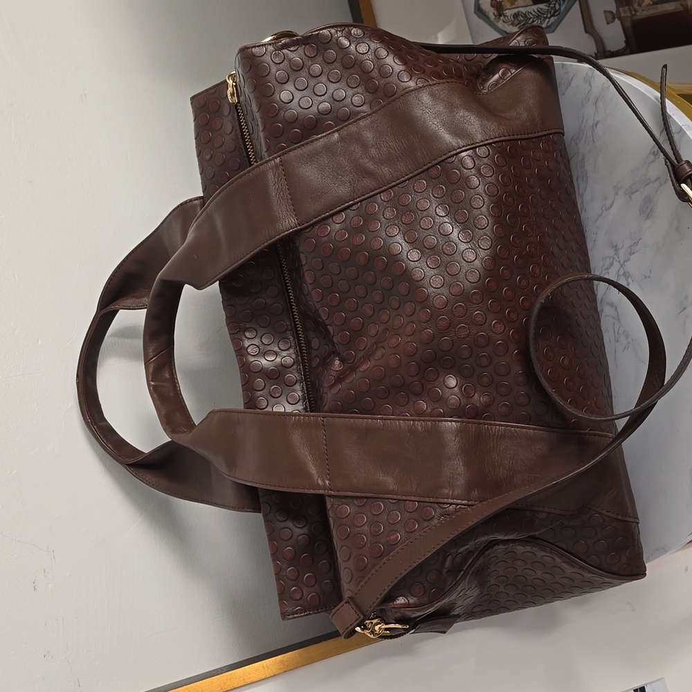 Latico Brown Large Brown Vintage Tote